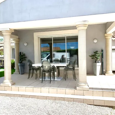 Grande Villa Piscine Marseillan Plage Cap Agde Exterior foto